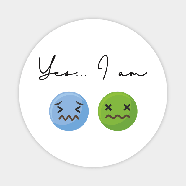 "Emoji People" collection Magnet by Arlette